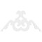 Ekena Millwork Pitch Benson Architectural Grade PVC Gable Pediment, 48"W x 28"H x 1"P (14/12) GPP048X028X100BEN - alternate 5